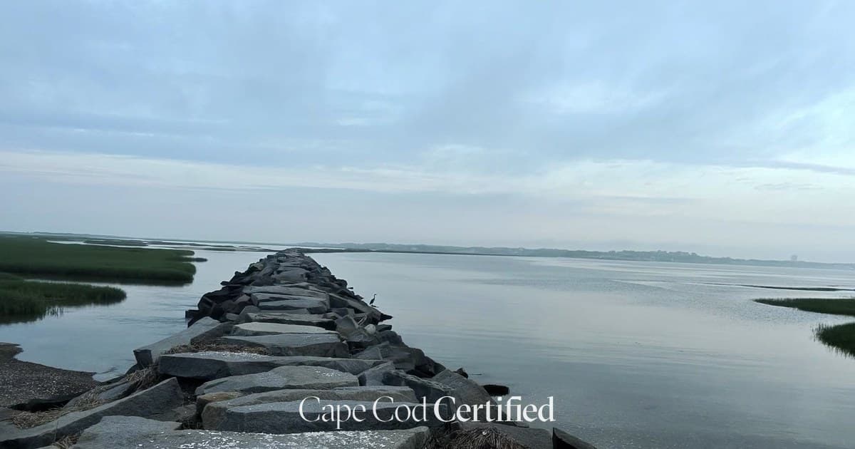 Wood End Beach landscape
